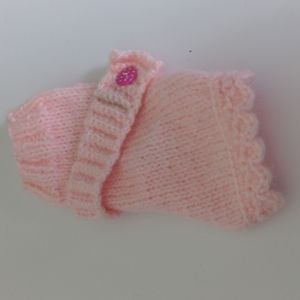 Knit small dog sweater